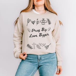 Christliches Sweatshirt Glaube Sweatshirt Bibel Vers Sweatshirt Religiöses Sweatshirt Jesus Sweatshirt Womens Christian Weihnachtsgeschenk für Sie