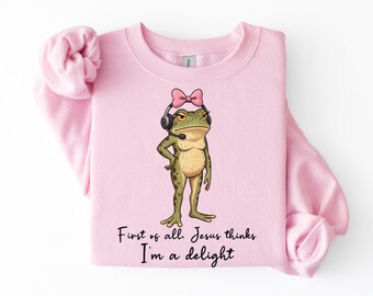 Sudadera de operadora de emergencias con diseño de rana adorable, sudadera divertida de operadora de emergencias, sudadera femenina de operadora del 911, regalo de ropa con diseño de rana y auriculares, vida de operadora de emergencias