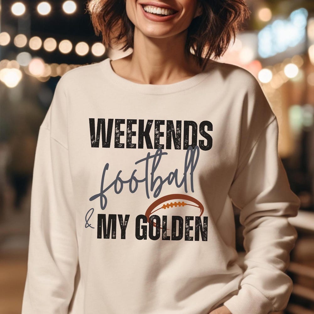 Game Day Football Sweatshirt Touchdown Season Sweatshirt Funny Football Sweatshirts Family Football Sweatshirt For Women Football Lover Fall Shirtstore24H