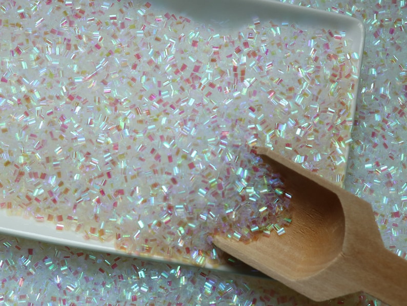 Bulk Clear Iridescent Crispy Bingsu Beads for Crunchy Slime Etsy