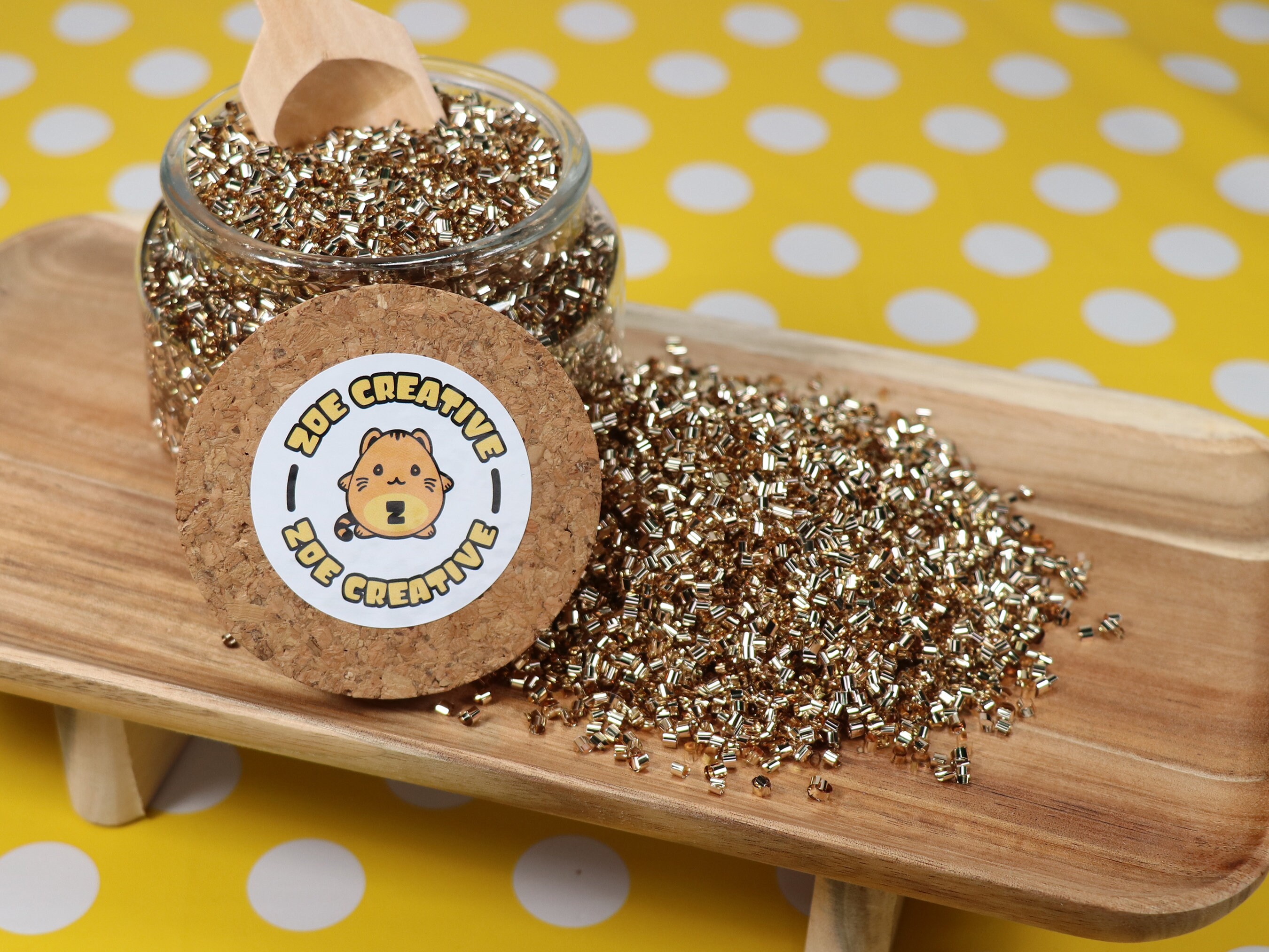 Bulk Bronze Metallic Crispy Bingsu Beads for Crunchy Slime Etsy