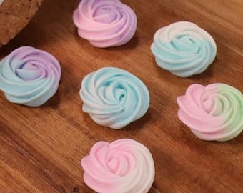 Miniature Dollhouse Ice Cream Scoops, Ice Cream Cabochon, Dollhouse Food, Faux Ice Cream, NON-EDIBLE