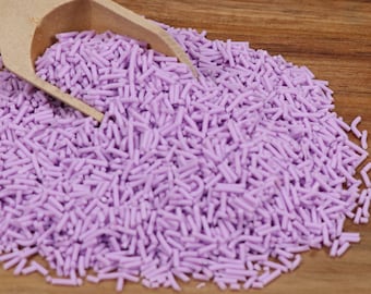 Light Purple Clay Sprinkles, Fake Sprinkles, Polymer Sprinkles,, Sprinkle Toppings, Decoden, Purple Sprinkles, Slime Supplies