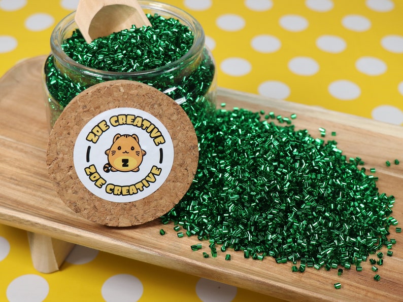 Slime Con Perline Gialle E Verdi | Soffice, Elastico E Croccante | Gioco Sensoriale Antistress Per Bambini | Bomboniera Festa, Regalo Di Natale E Pasqua - 4