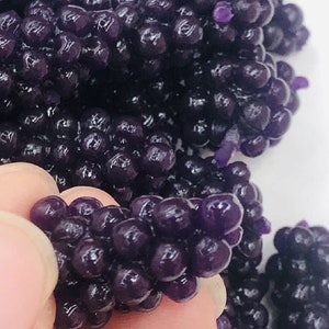 Miniature Grape Bunches, Purple Grapes, Green Grapes, Dollhouse Food, Resin Food, Fake Food, NON-EDIBLE