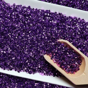 Dark Purple Iridescent Crispy Bingsu Beads