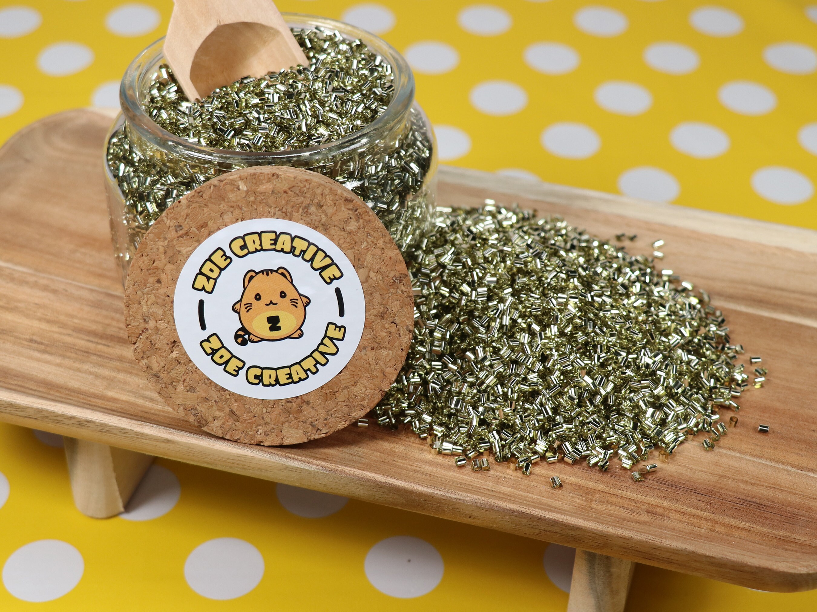 Bulk Gold Metallic Crispy Bingsu Beads for Crunchy Slime Etsy