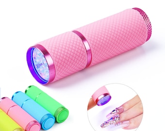 Custom Color UV Flashlight for UV Resin Crafts, Batteries NOT Included
