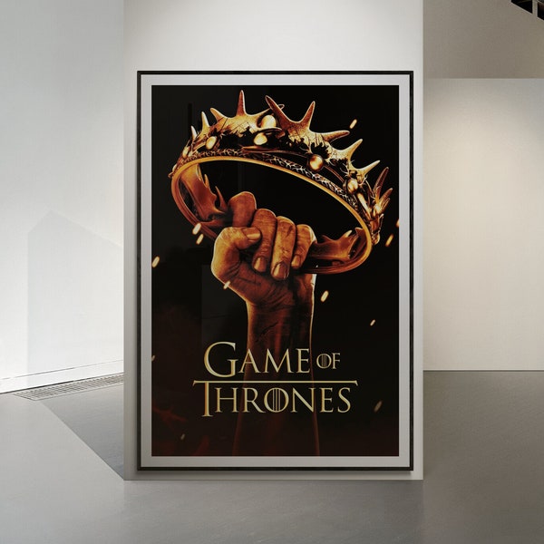 Game of Thrones movie scripted poster / Printable digital painting / downloadable file 300 dpi resolution
