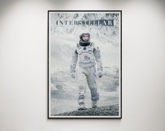 Interstellar Movie Poster / Printable Picture / Downloadable File 300 dpi Resolution