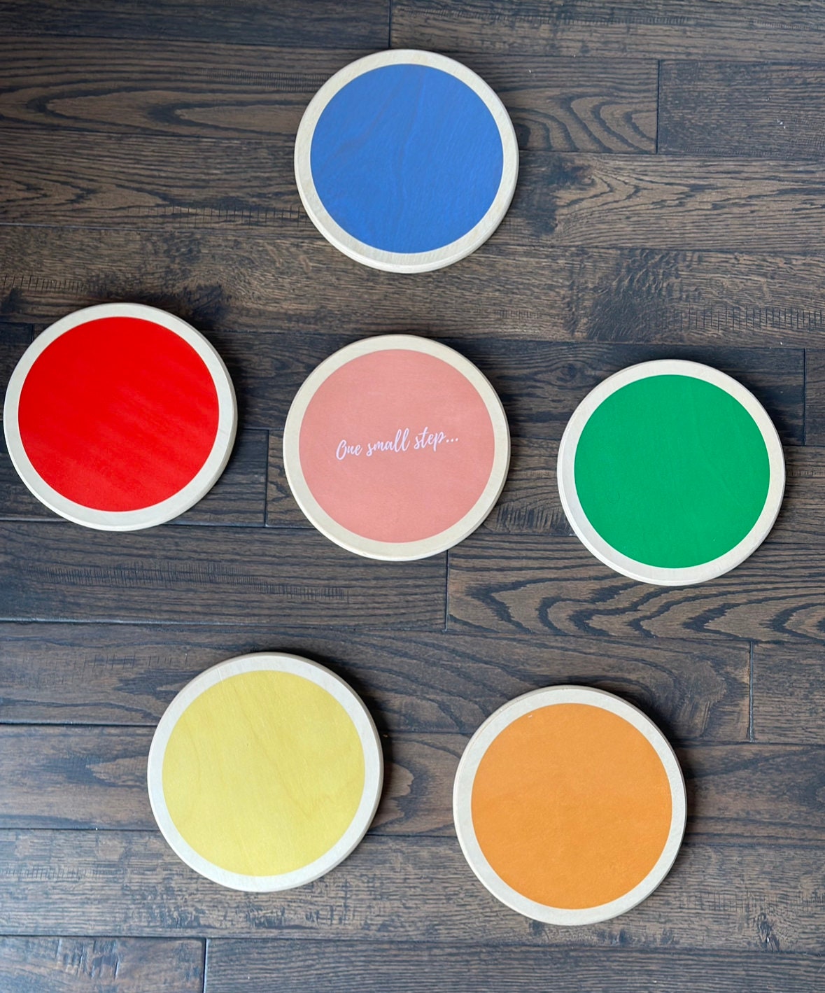 Montessori Wooden Balance Stepping Stones - Set of 6 Stepping Stone