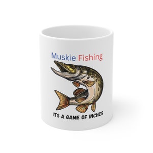 Personalized Muskie Man Original Coffee Mug — Fish Face Goods