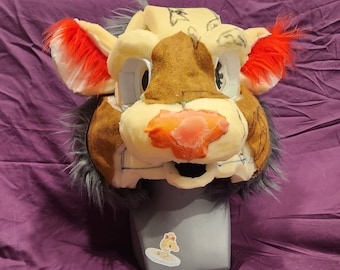 Half Furred Grey Tiger / Big Cat Fursuit
