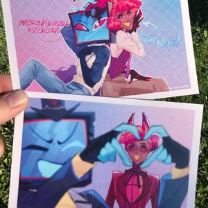 Hazbin Hotel - RadioStatic Postcard Prints