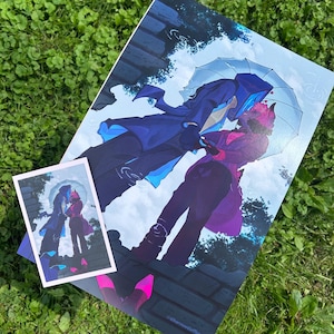Hazbin Hotel - Kisses in the Rain Kunstdruck