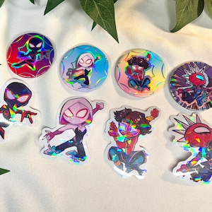 Spiderverse - Pins and Stickers