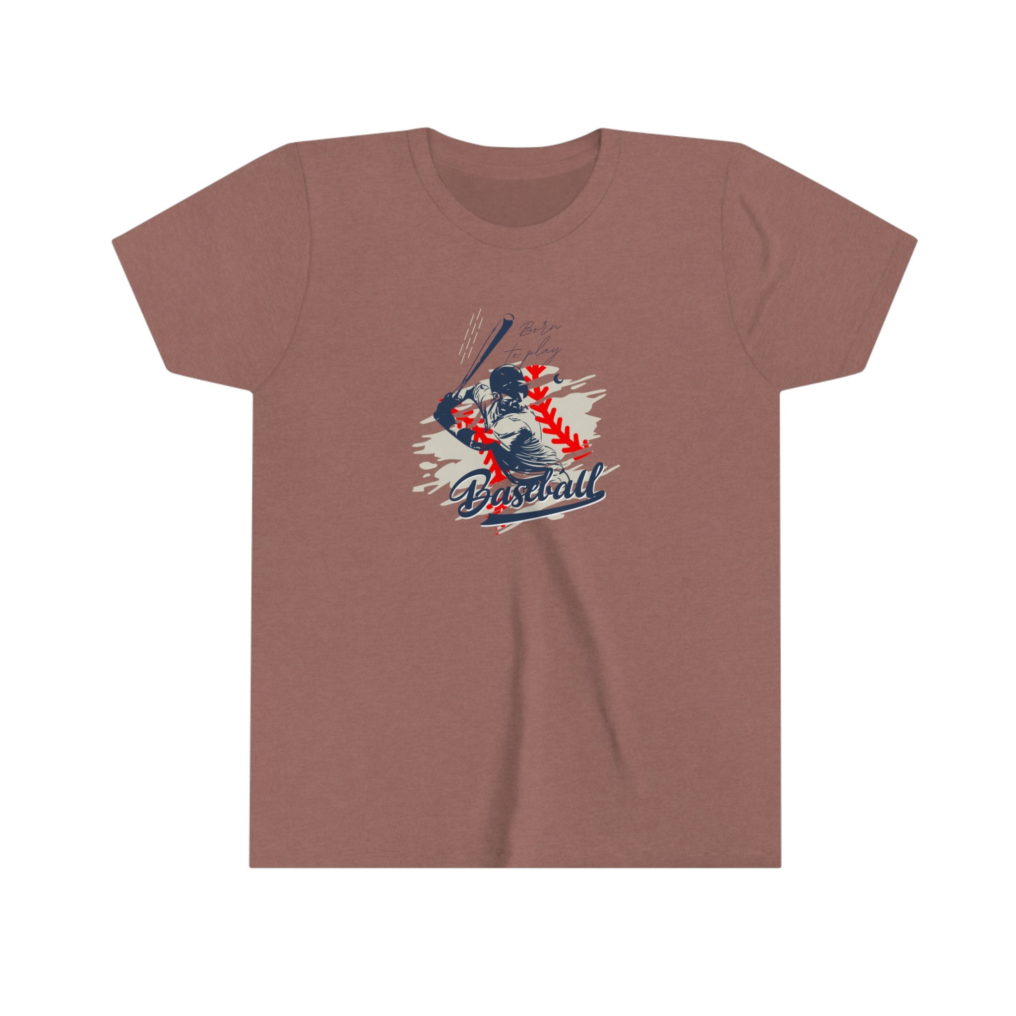 Born to Play Baseball Youth Short Sleeve Tee