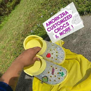 Gepersonaliseerde Bling Crocs
