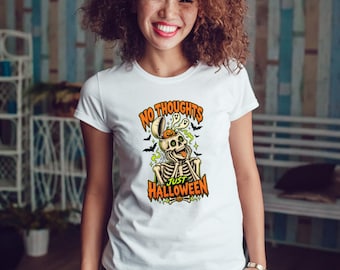 No thoughts just halloween, vintage graphic tee