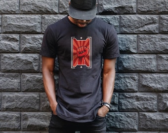 Strength resistance, revolution, vintage activist tee