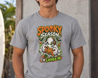 Locked ghost, spooky season, halloween, graphic tee