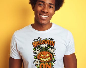 Halloween mode on, vintage cartoon graphic tee