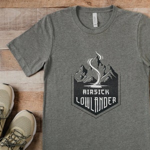 Airsick Lowlander shirt, Stormlight archive shirt, Cosmere t shirt, Brandon Sanderson fan gift, Bridge four way of kings, Horneater t-shirt