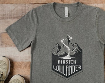 Airsick Lowlander shirt, Stormlight archive shirt, Cosmere t shirt, Brandon Sanderson fan gift, Bridge four way of kings, Horneater t-shirt