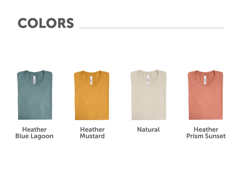 shirt color options