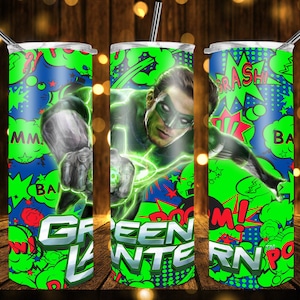 5 DC Superheros High-Resolution Tumbler PNG