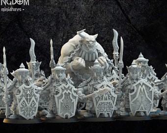 Immortal Regiment | Infernal Dwarves | 3D Printed Miniatures