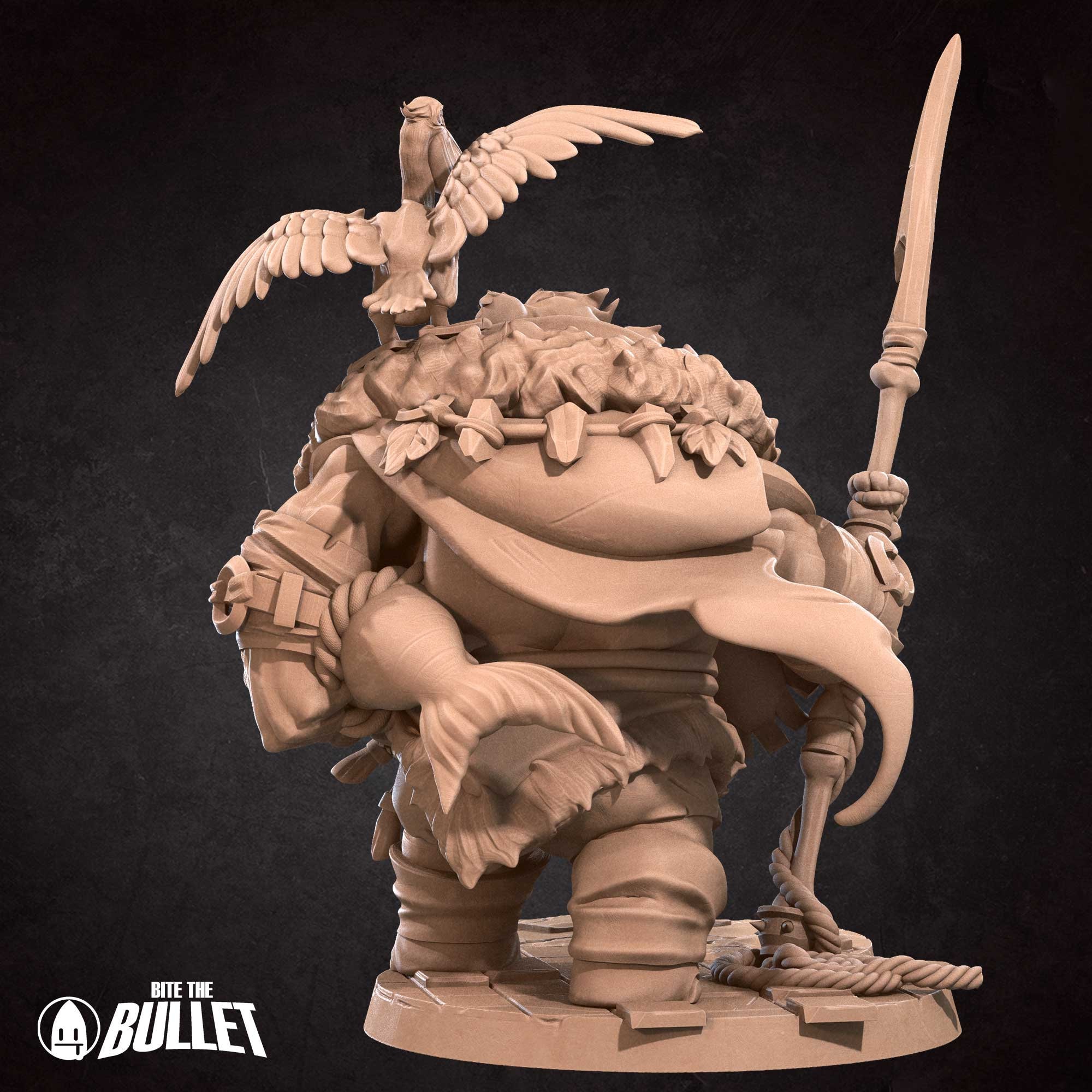 Loxodon Hunter RPG Dnd 32mm 3D Printed Miniatures - Etsy