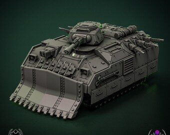 Minotaur Infantry Support Vehicle | 32mm 3D Printed Miniatures