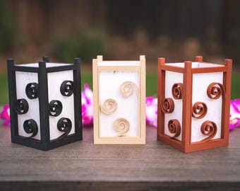Avatar Wind Japanese Lantern: 3D Printed LED Night Light