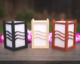 Avatar Water Japanese Lantern: 3D Printed LED Night Light