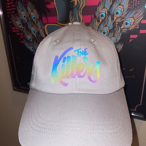 Custom Gray Baseball Cap W/ Band Logo