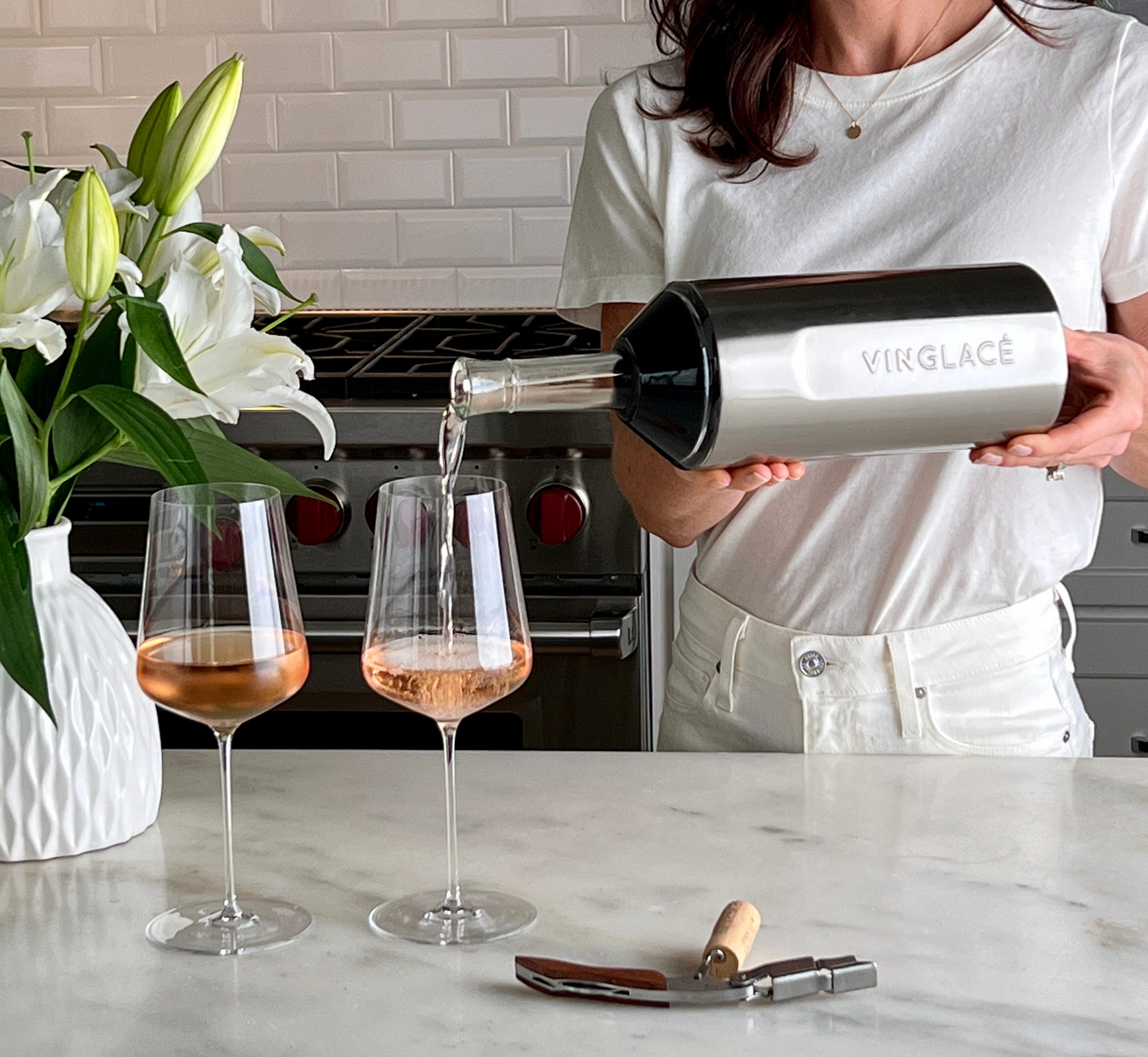 Vinglacé Wine Chiller Champagne Bottle Holder Monogrammed Gift Ideas