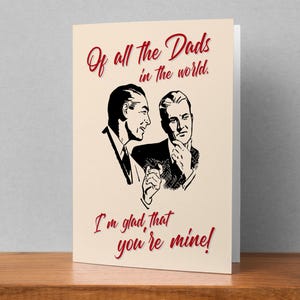 Carte de fête des pères drôle, carte de fête des pères imprimable à téléchargement immédiat pour papa, beau-père, bonus papa