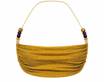 MADE FROM SCRAPS |  Halter Bralette - Marigold