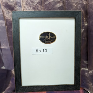 8 x 10 Black Wedge Rustic Edge Frame