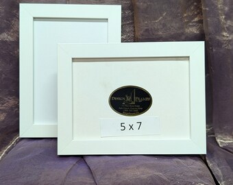 5 x 7 White Frame