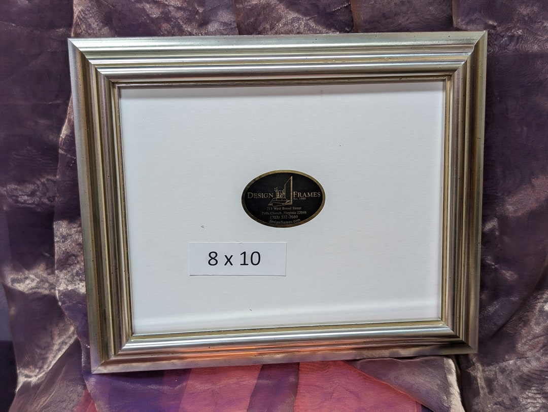 8 X 10 Elegant Silver Frame - Etsy