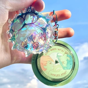 Arcane Hexcore Holo Shaker & Vinyl Spinner Keychains (2 Designs!)