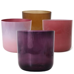 Quartz Crystal Singing Bowl 432 Hz Perfect Pitch(custom tone), Powerful Healing Sound Bath Instruments for Meditation, with Mallet & O-Rings