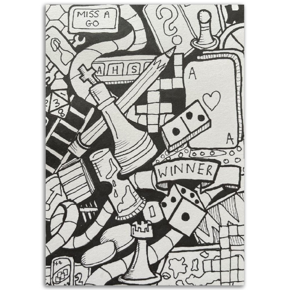 Board Game Poster Board Game Wall Art Wall Decor Gift - Etsy