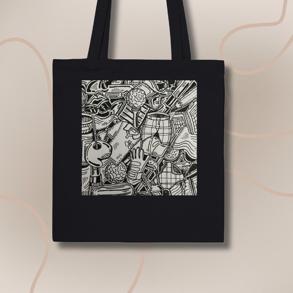 Golf Fan Tote Bag Etsy