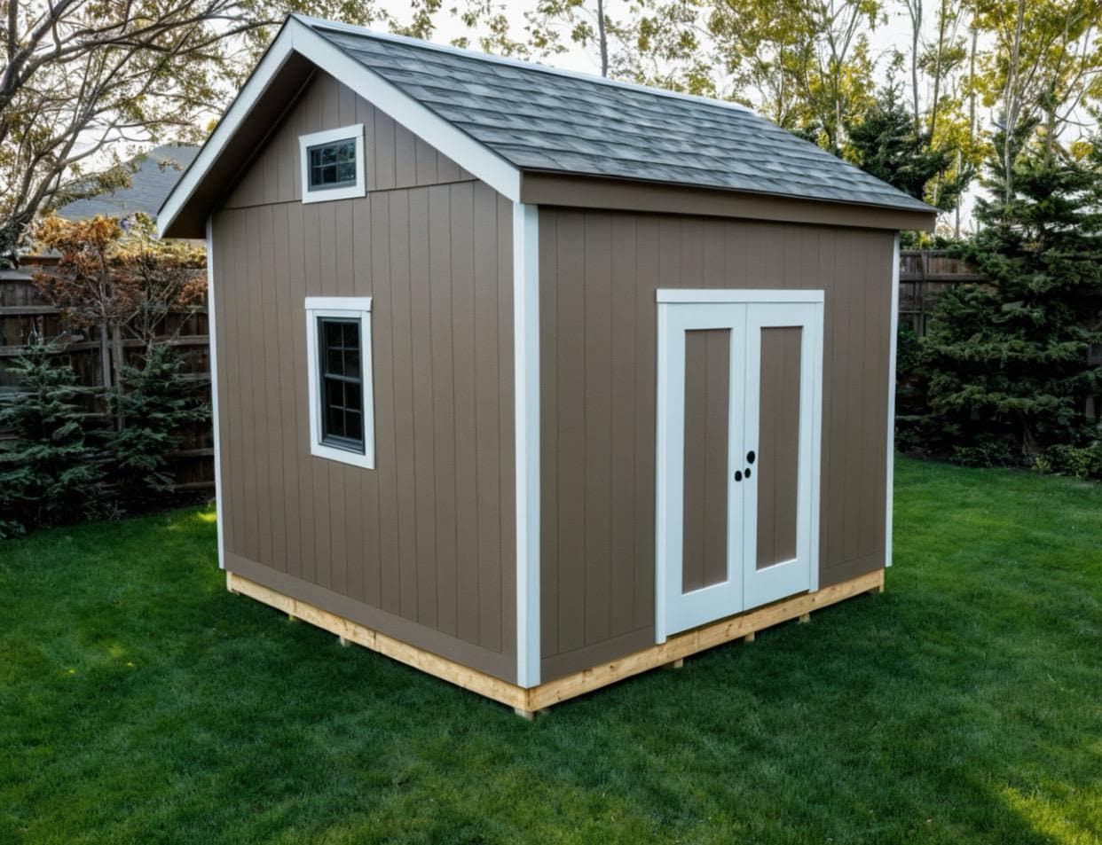 12x12 Gable Shed Plan with Loft Storage: Step-by-Step DIY (PDF Downloadable Plan)
