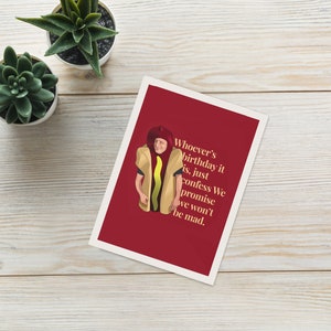 Geburtstagskarte zum Ausdrucken | Digital herunterladbare Geburtstagskarte | Ich denke, Sie sollten gehen | Hot Dog