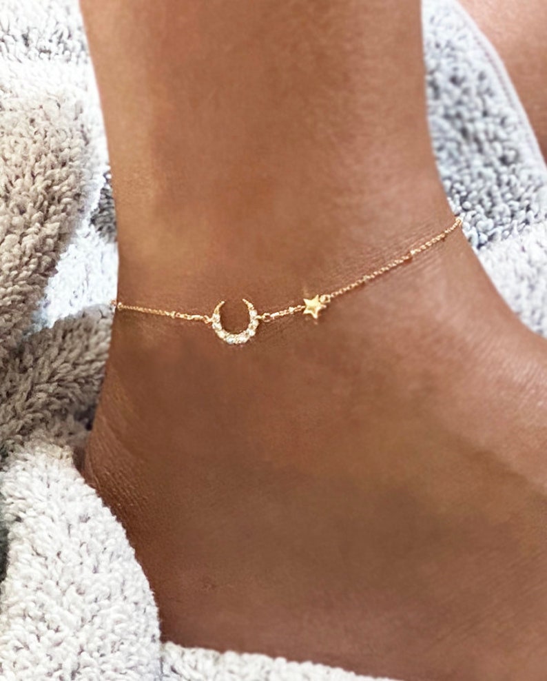 Star anklet gold deals