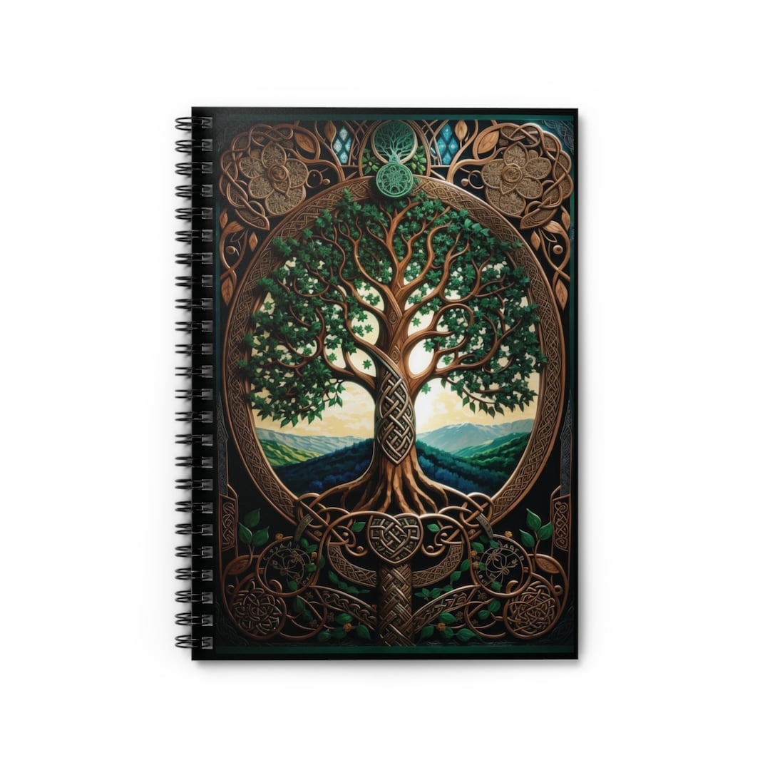 Tree of Life Print Spiral Notebook Premium Spiral Notebook Rule Lined ...